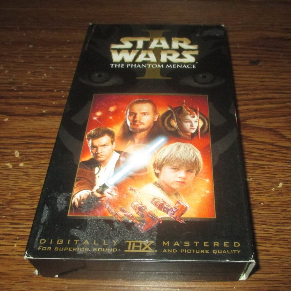 Star Wars: Episode I: The Phantom Menace (VHS, 2000) Liam Neeson Ewan MacGregor